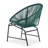 Nusa Outdoor Patio Wicker Chair,Pe Rattan & Iron Frame, Set Of 2-418109768