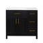 Meuble-lavabo 36 po avec lavabo en céramique avec tiroir, porte et armoire de rangement-1982307808