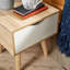 Kennedy 1 Drawer Bedside Storage Table-756400170