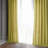 Oesha Faux Linen Curtains for Bedroom - Semi Sheer Curtain Window Single Panel Drape-43433247-43433238