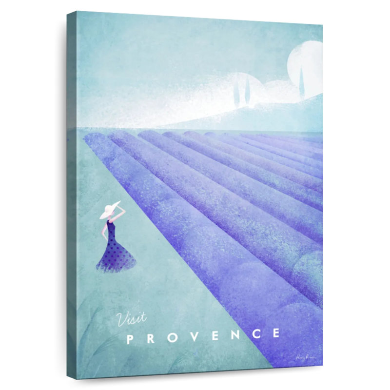 Affiche de voyage rétro Aime Provence, H 45 po x l 30 po