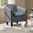 Seldon 28'' H Vegan Leather Barrel Chair-134847906
