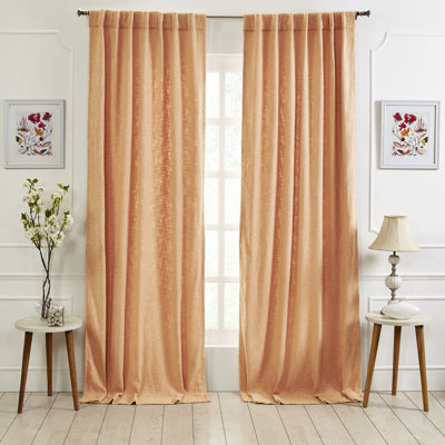 Panneau de rideau filtrant 100% coton Boucle Weave