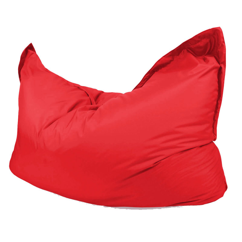 Athis Outdoor Friendly Bean Bag Chair, Red