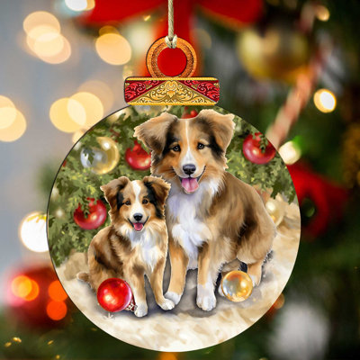 Dog Lover's Wooden Ornament by G. DeBrekht Pets Decor