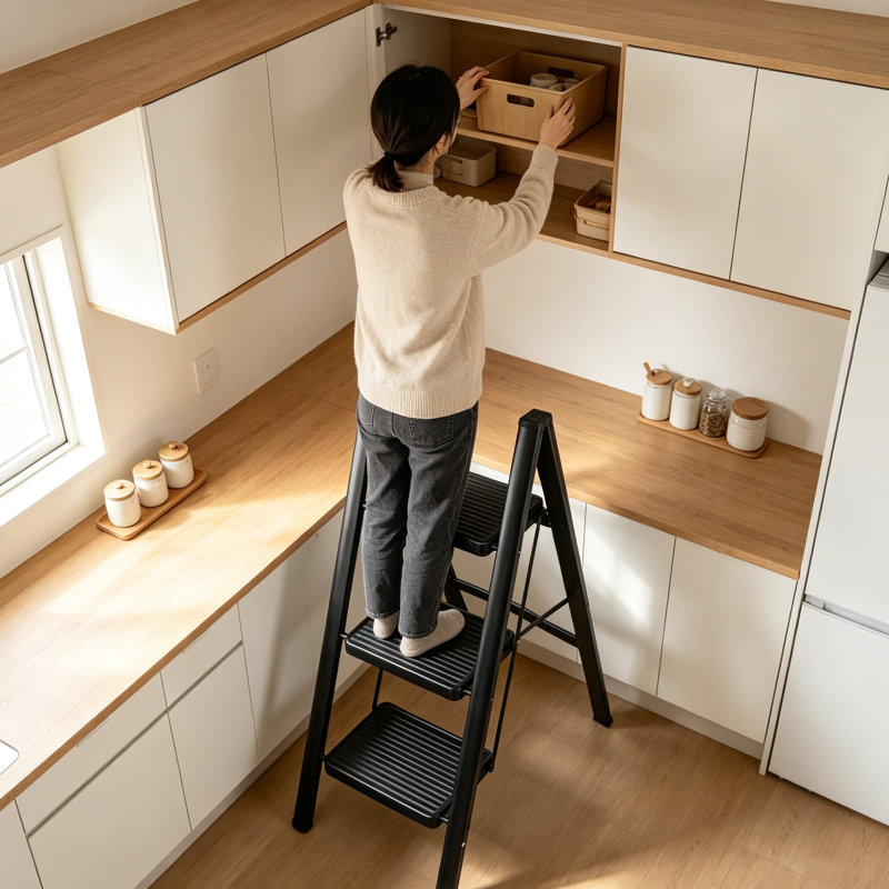 Iron Step Ladder