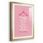 Beauté en rose, reproduction encadrée de qualité supérieure - prête à accrocher 46923-915566207-915566180