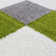 Myshaggy Collection Rugs Geometric Design in Green