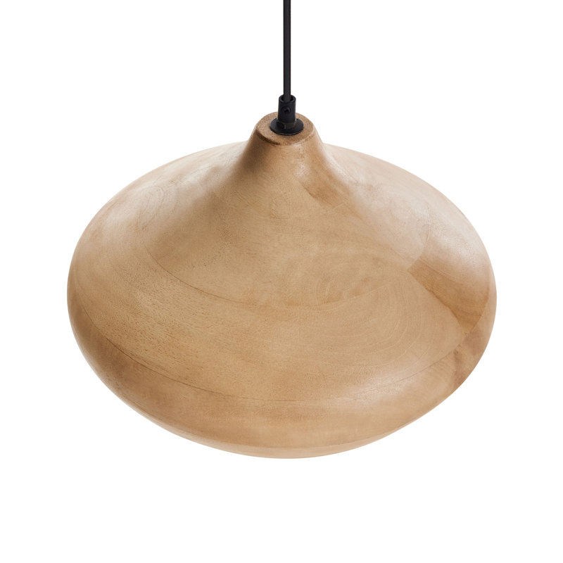 1 - Light Natural Single Pendant