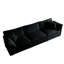 Chenille noire modulaire avec mousse épaisse pour plus de confort modulaire - réversible supérieur-1260365624