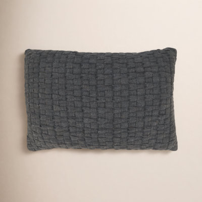 Textured Waffle Weave Pillow