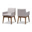 Chaise avec accoudoirs rembourrée Klimek-142075655