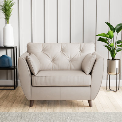 Marylin Leather Snuggle Chair