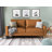 70'' Faux Leather Sofa-101899738-68356929