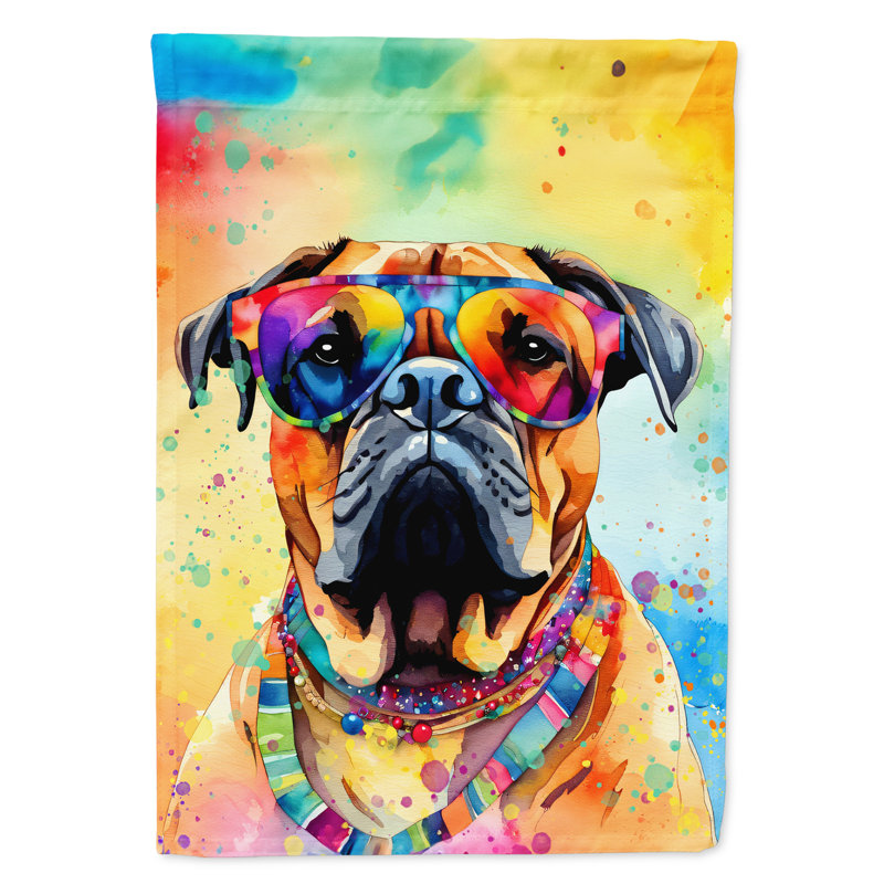 Drapeau de la maison Hippie Dawg, Bullmastiff
