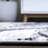 Bontrager Abstract Marble Contemporary Light Gray/Black Rug-325889062