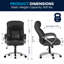 Chaise de bureau ergonomique Molly Big & Tall LeatherSoft avec appui-tête et accoudoirs-665048085