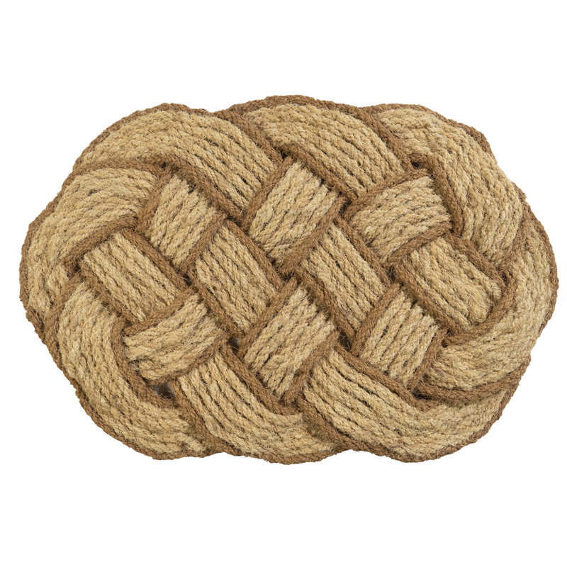 Handwoven Doormat - Braided, 24" W x 36" L