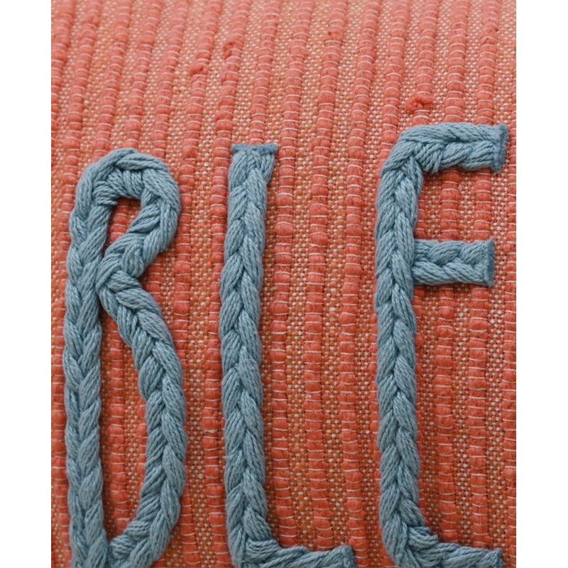 Braid Cotton Throw Pillow