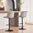 Modern Height Adjustable Swivel Bar Stools Upholstered Leather Barstool Kitchen Island Chairs With Metal Frame-1547019496