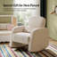 Chaise berçante moderne en polyester Rod-1244569212