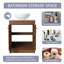 Meuble-lavabo simple avec plateau de meuble-lavabo 23,67 po Ayo