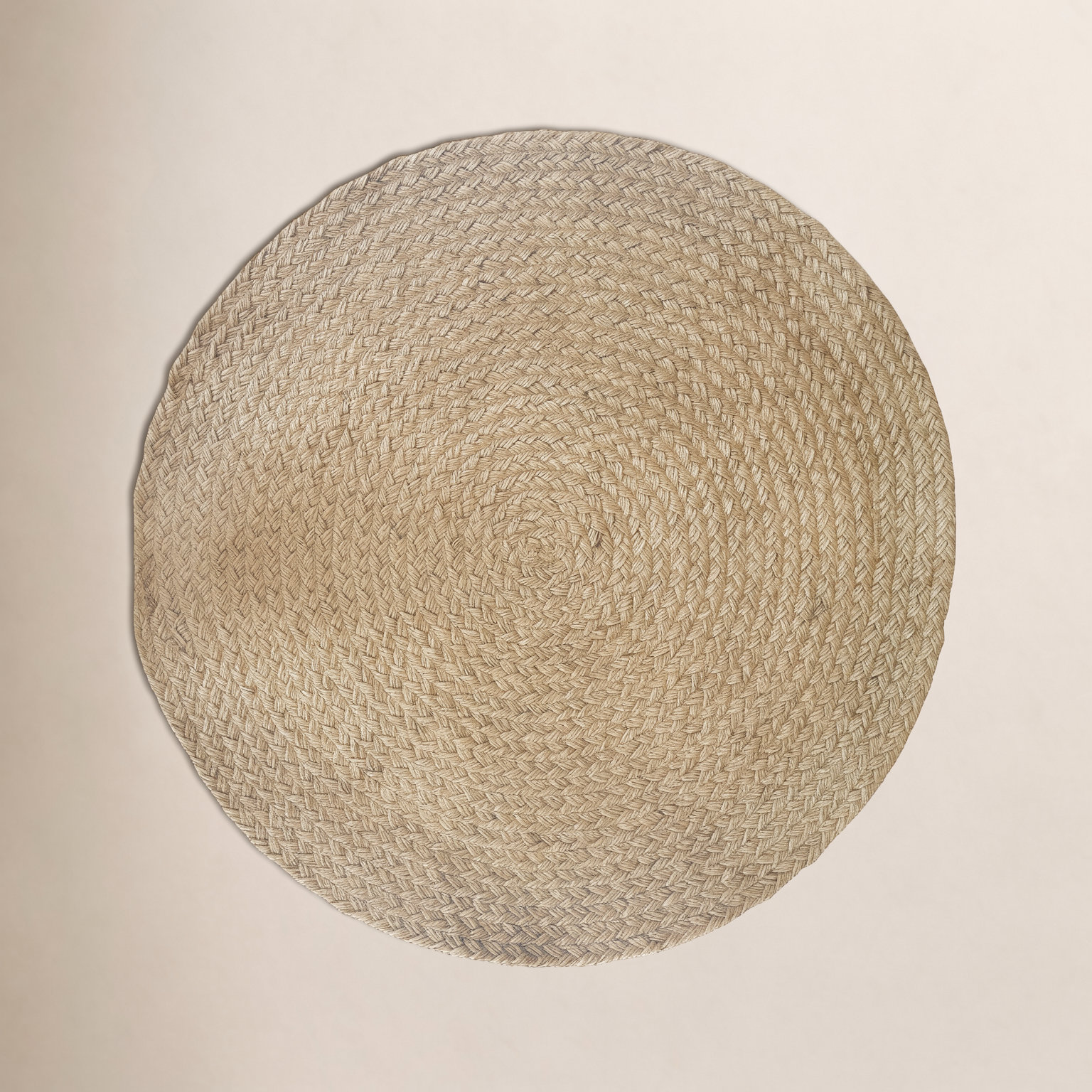 Braided Jute Rug, Round 7'6"