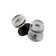 Viaggio Circolo Hammered Texture Rosette Double Dummy with Circolo Crystal Knob