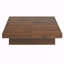Table basse avec plateau coulissant et rangement