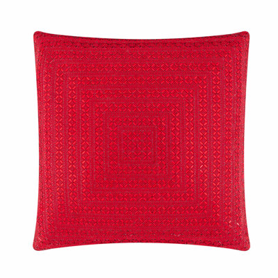 Sparkles Home Madison Avenue Throw Pillow | Rhinestone Crisscross X-Pattern & Velvet Backing