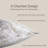 100% Organic Cotton Cover Feather and Goose Down Blend Medium Support Bed Pillow-279917337