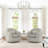 Bukov Upholstered Swivel Barrel Chair(Set Of 2)-2121050308