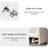 White Aluminum alloy Shoe Storage