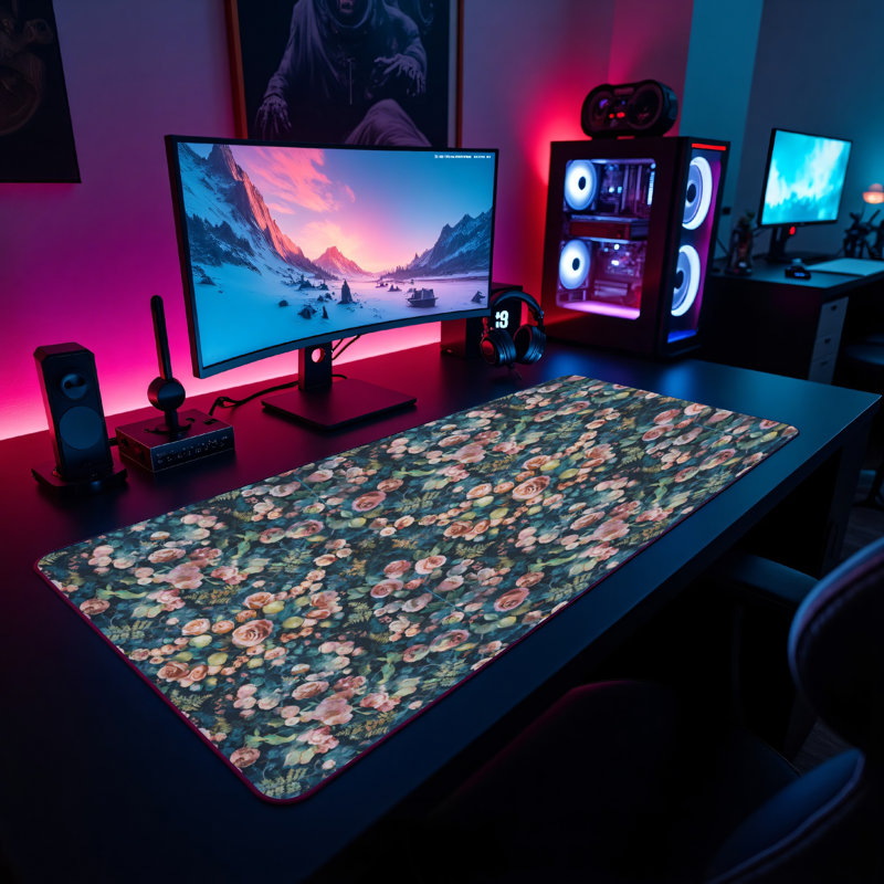 Polyester Desk Pad, 23.6x13.8