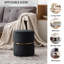 Artin 36cm W Velvet Round Footstool-324412766