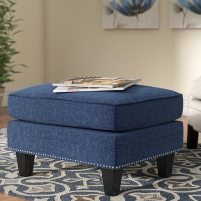 Pouf rectangulaire Damira de 66 cm de large