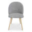 Chaise d'appoint rembourrée en bois massif Loeda-2053406197-2053406196
