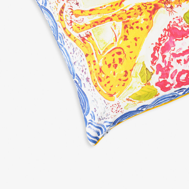 Ahil Cotton Square Cushion Cover