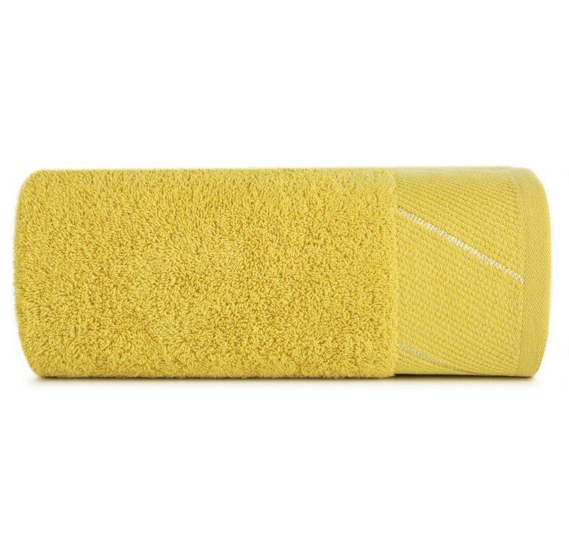 Liebgunde Midweight Jacquard Hand Towel, Mustard