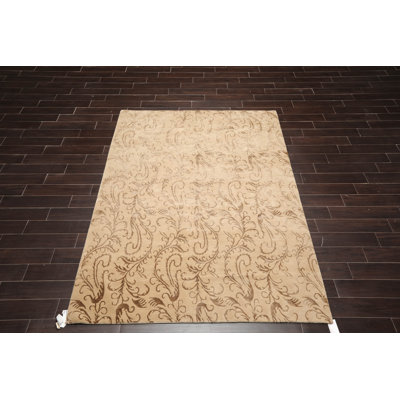 Kaleyah One-of-a-Kind 6' X 8'8" Area Rug in Beige