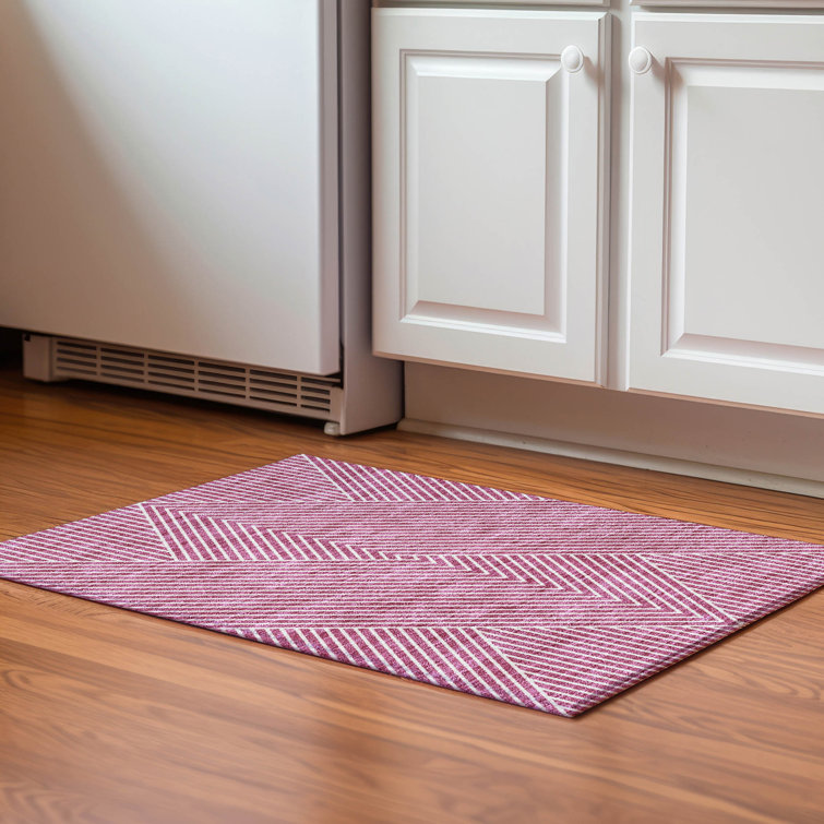 Premium Machine Washable Prisco Blush Rug