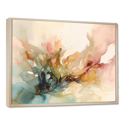 Delicate Floral Impressions II - Floral Framed Art