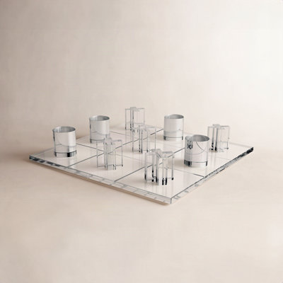 3D Luxe Acrylic Tic-Tac-Toe Set
