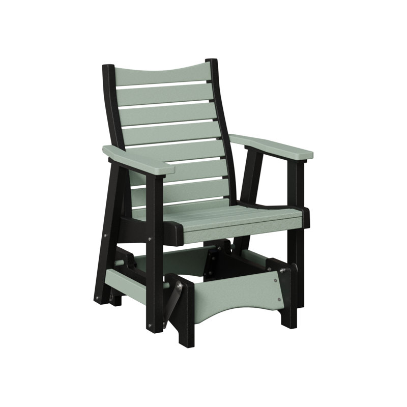 Fauteuil oscillant berlinois Berlin Premium Bristol, Seafoam Top/Black Base