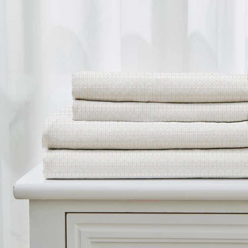 Ensemble de draps pré-lavés en microfibre - Collection Killian, Ensemble de draps pour lit simple avec deux taies 