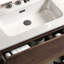 Meuble-lavabo autoportant avec lavabo et trois trous pour robinets-161869462-161869461
