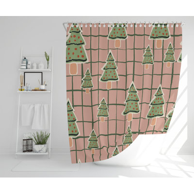 Geoffrey	Polyester Shower Curtain Set