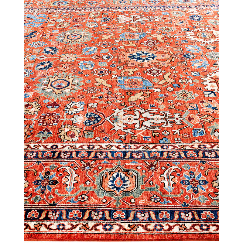 Serapi One-of-a-Kind Rectangle 8'10" X 11'9" Hand Knotted Area Rug