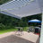 ALEKO Motorized Retractable Outdoor Awning with White Frame-31775368-111027051