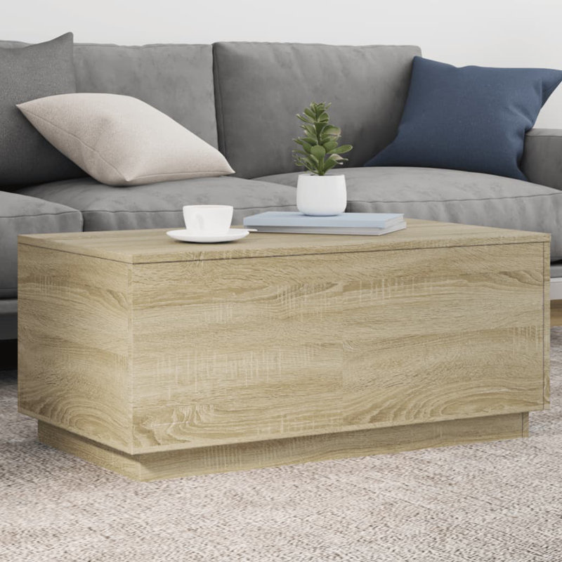 Caolain Block Coffee Table, Sonoma Oak